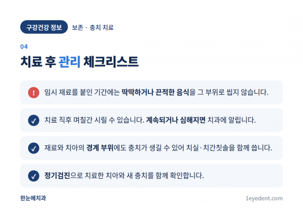 충치 진행 단계별 치료법: 레진·인레이·크라운 (5)