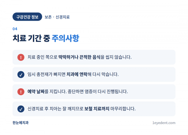 신경치료는 왜 여러 번 내원해야 하나 (5)