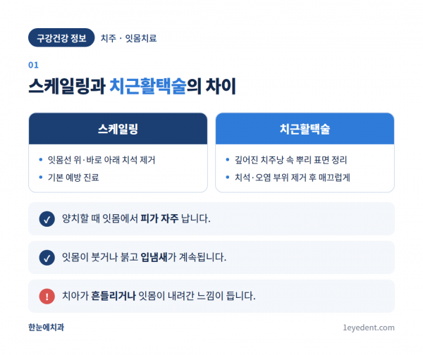 잇몸치료(치근활택술) 과정과 치료 후 관리 (2)