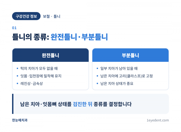 틀니 종류와 만 65세 이상 건강보험 기준 (2)